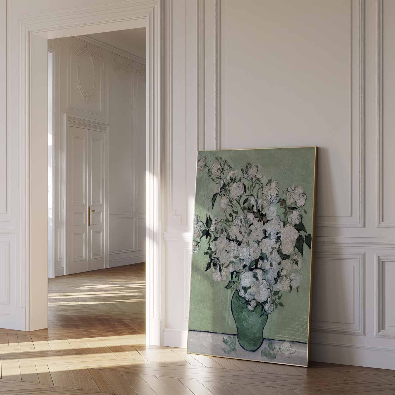 Bloemenpracht in Groen Poster