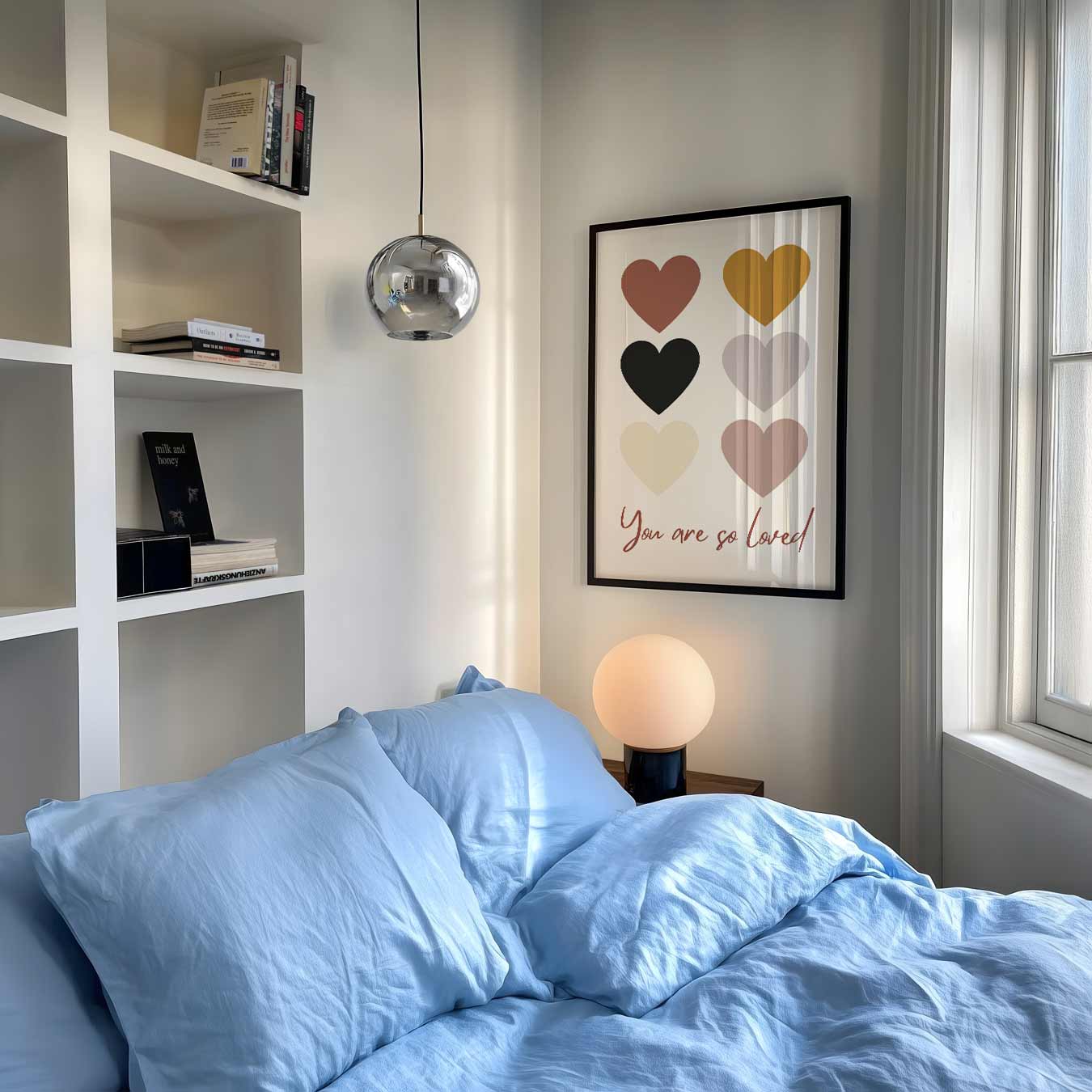 Warme Hartjes Poster-WallArtistic