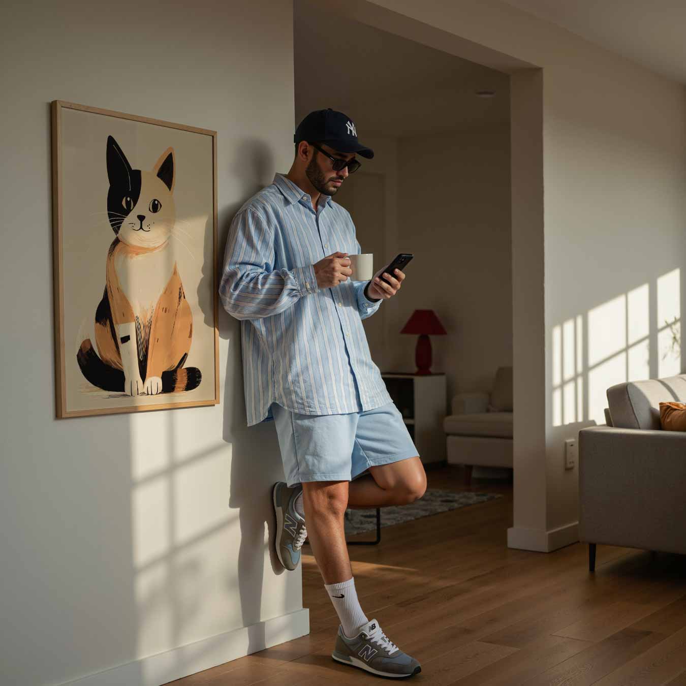 Charmante Kattenposter-WallArtistic