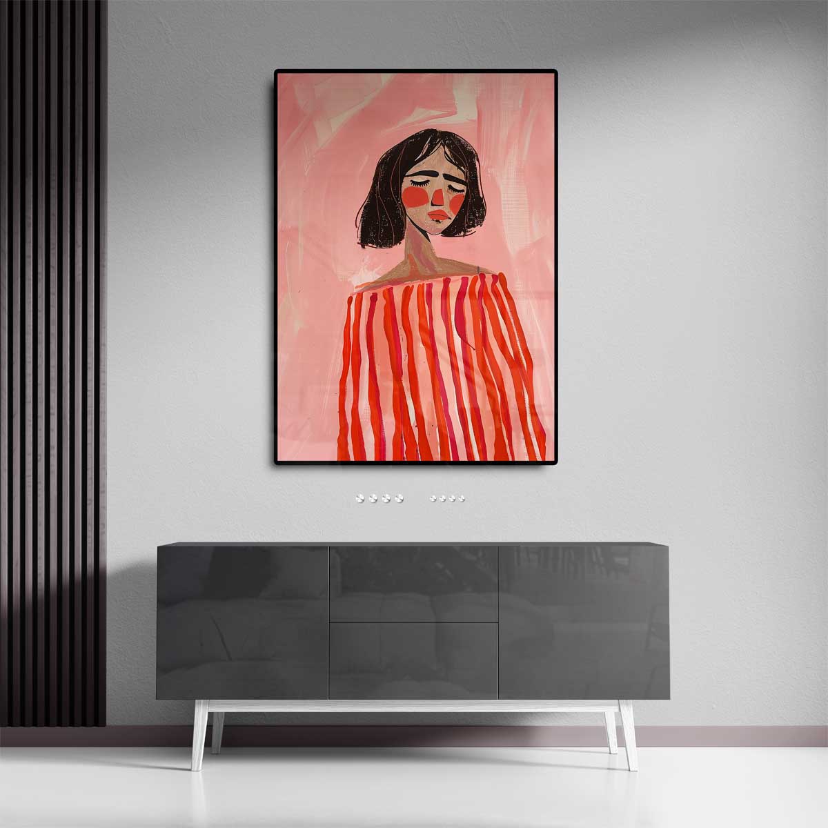 Dromerige Verstilling Kunstwerk-canvas-dibond-plexiglas-wanddecoratie-WallArtistic
