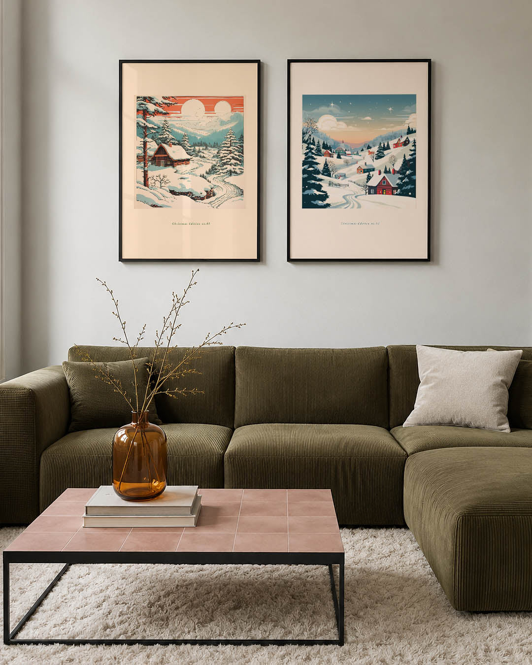 Winterlandschap Posterset