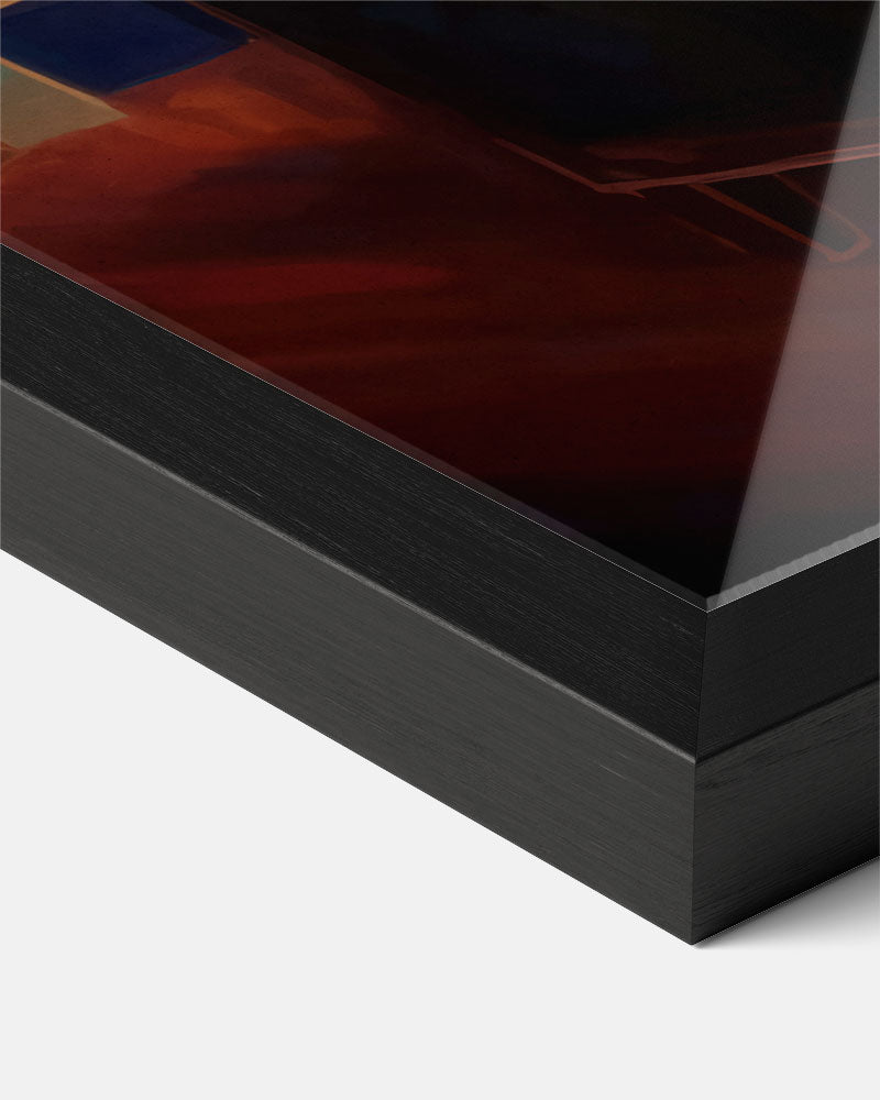 Ontspannen Elegantie Vrouwelijke Portretposter-WallArtistic