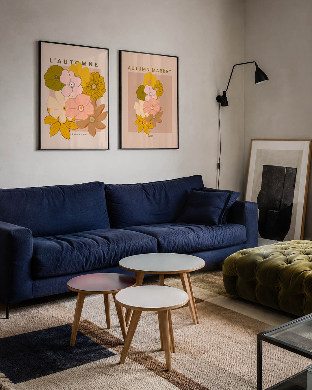 Bloemrijke herfst Posterset