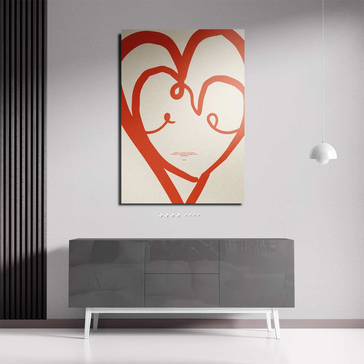 Liefdevolle Lijnen Kunstwerk-canvas-dibond-plexiglas-wanddecoratie-WallArtistic