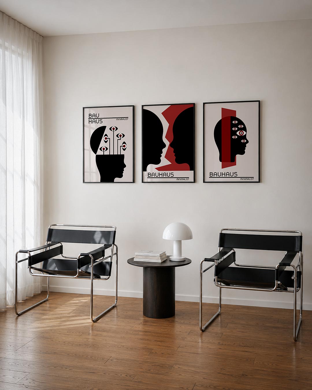 Ooglijnenspel Posterset