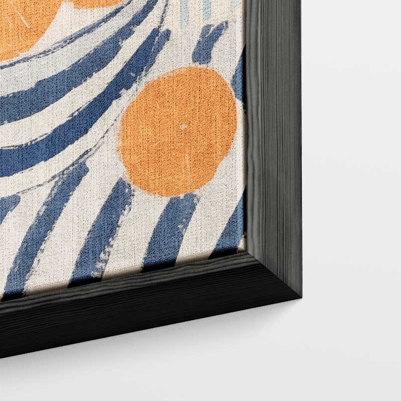 Zomers Stilleven met Mandarijnen Kunstwerk-canvas-dibond-plexiglas-wanddecoratie-WallArtistic