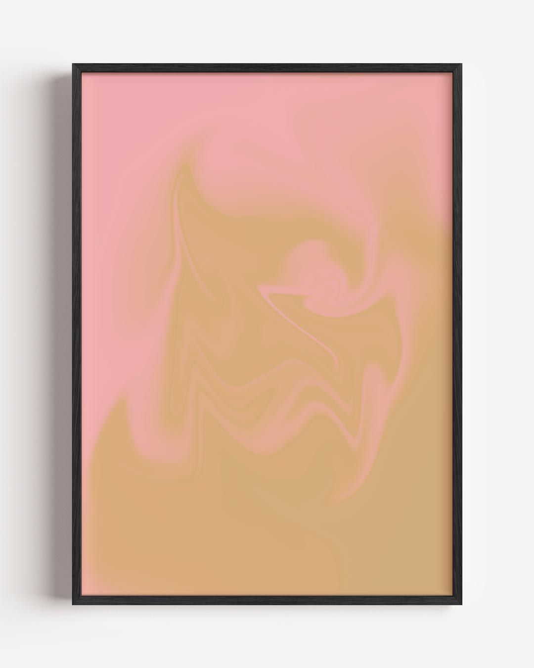 Abstracte Vloeiende Kleuren Poster-WallArtistic
