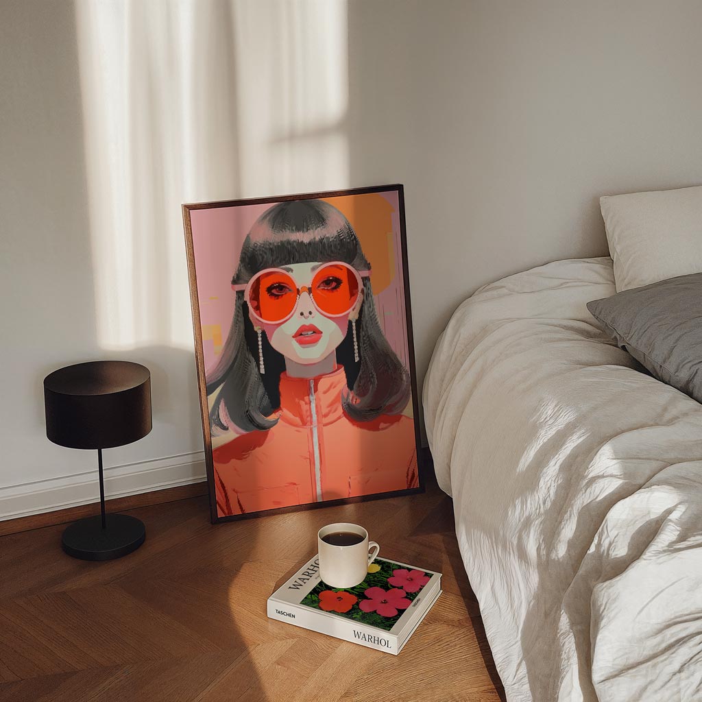 Stijlvolle Retro Fashion Poster