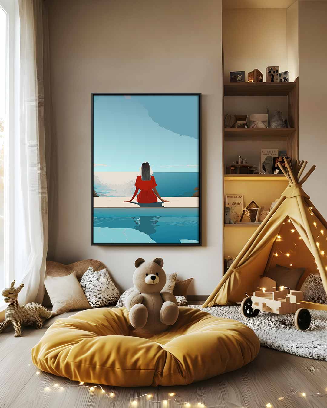 Rust aan de Zee Kunstwerk-canvas-dibond-plexiglas-wanddecoratie-WallArtistic