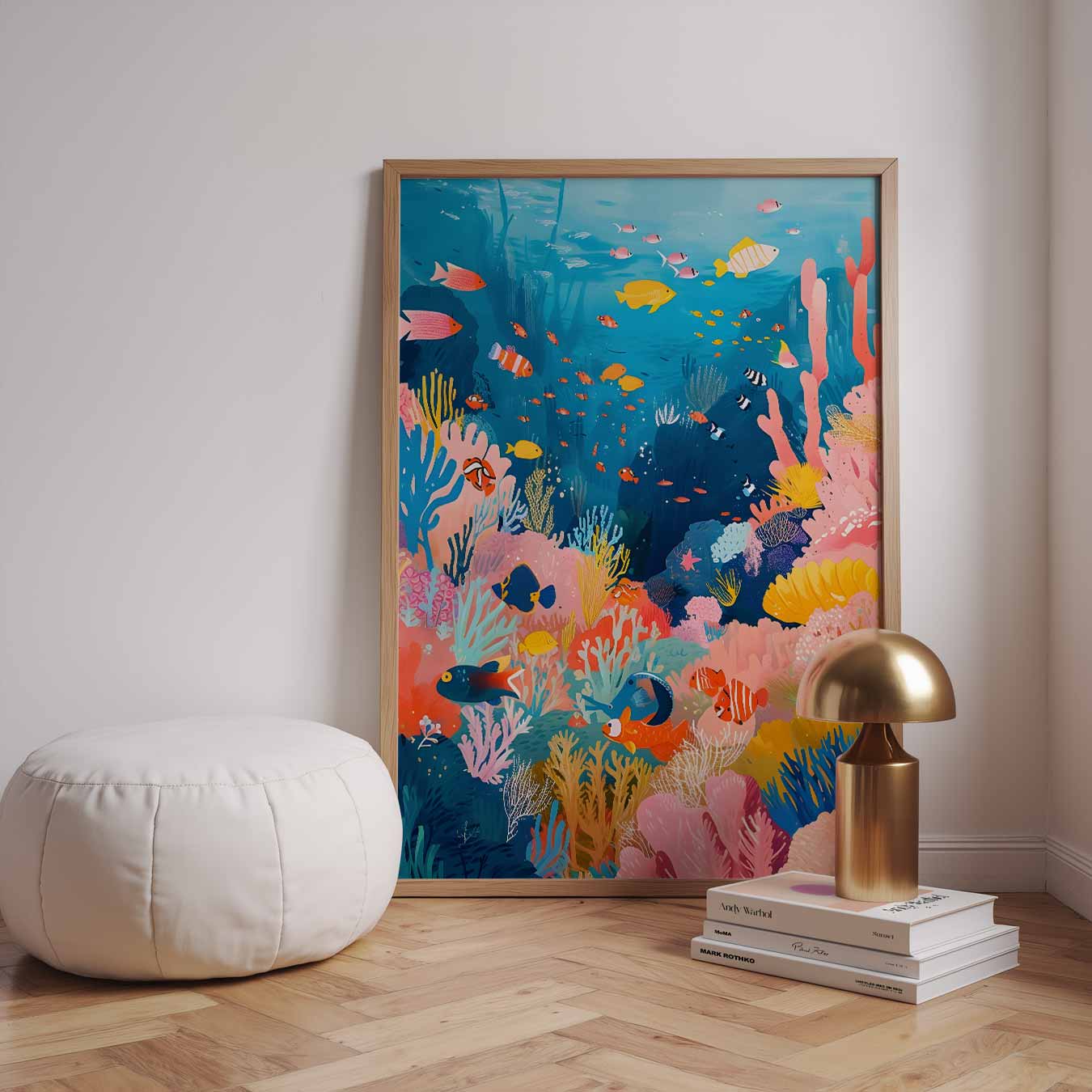 Kleurrijk Oceaanavontuur Poster-WallArtistic