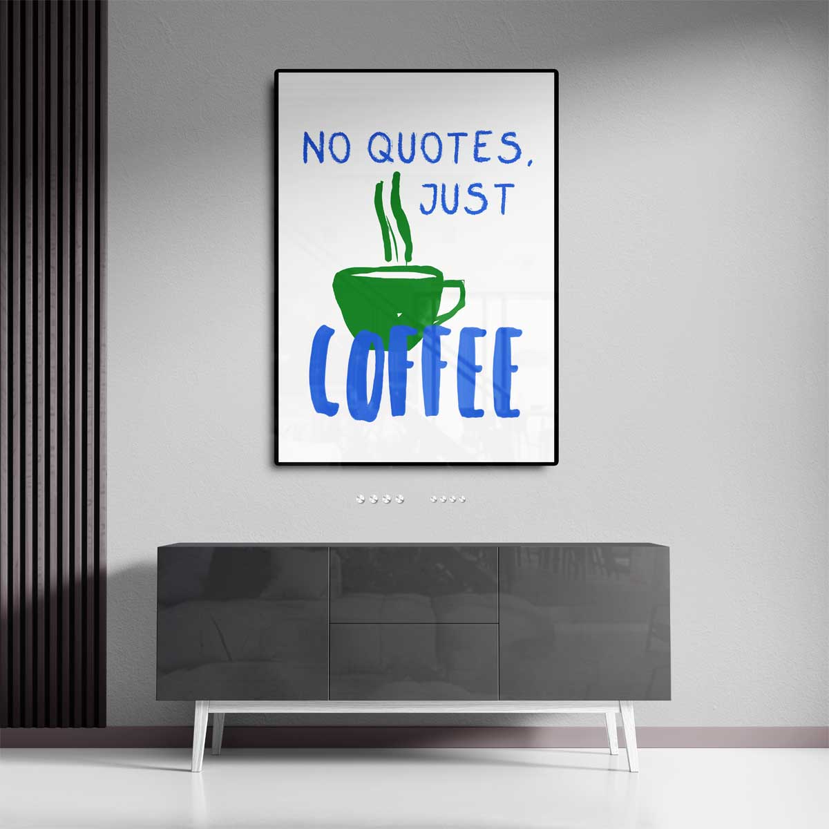 Koffie Uitsmijter Illustratie Kunstwerk-canvas-dibond-plexiglas-wanddecoratie-WallArtistic