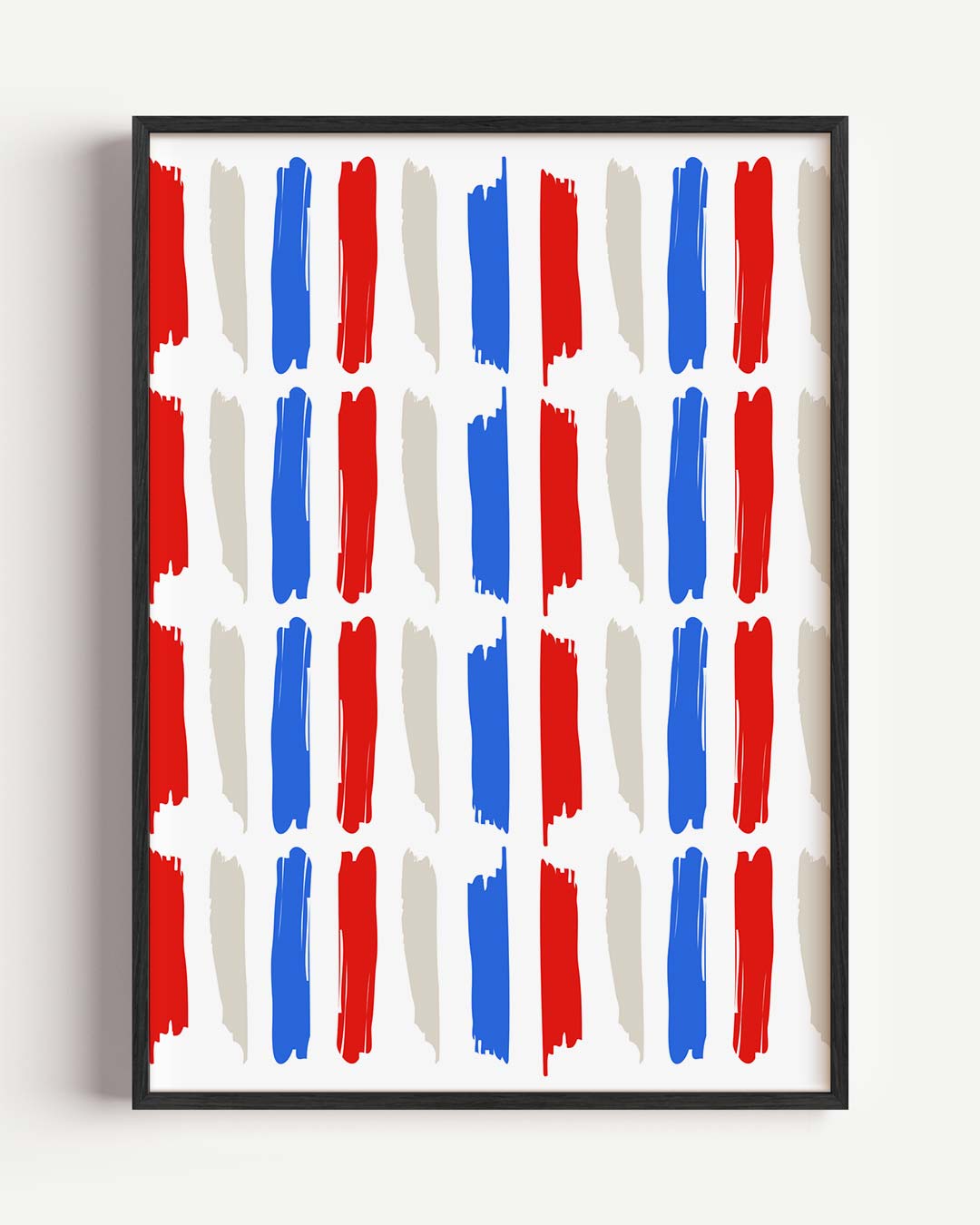 Kleurrijke Strepenpracht Poster-WallArtistic