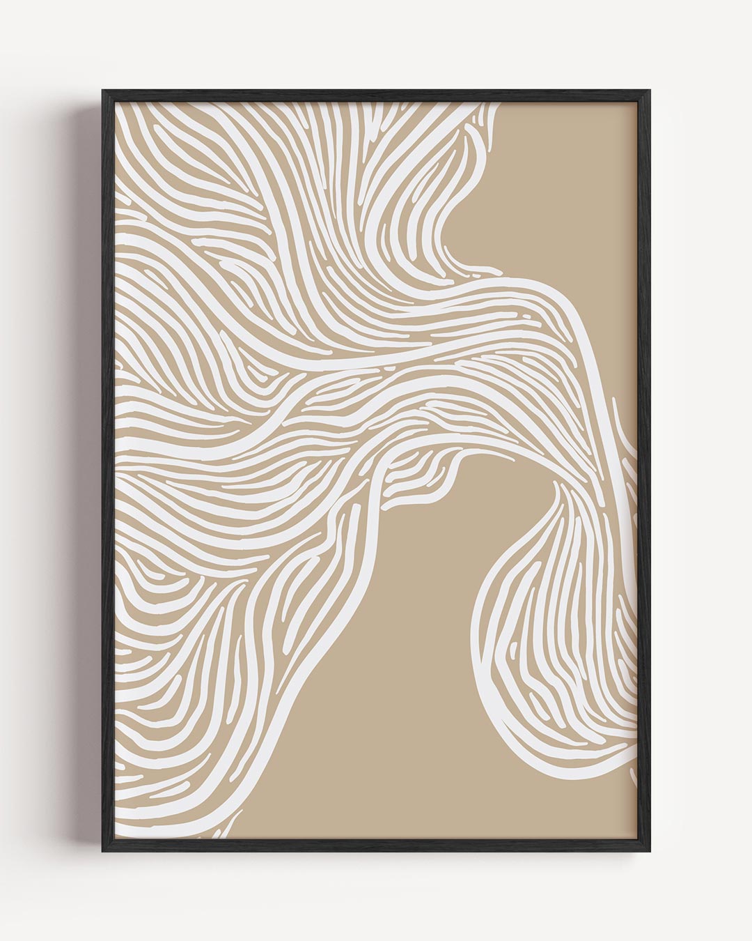 Organische Lijnen Poster-WallArtistic