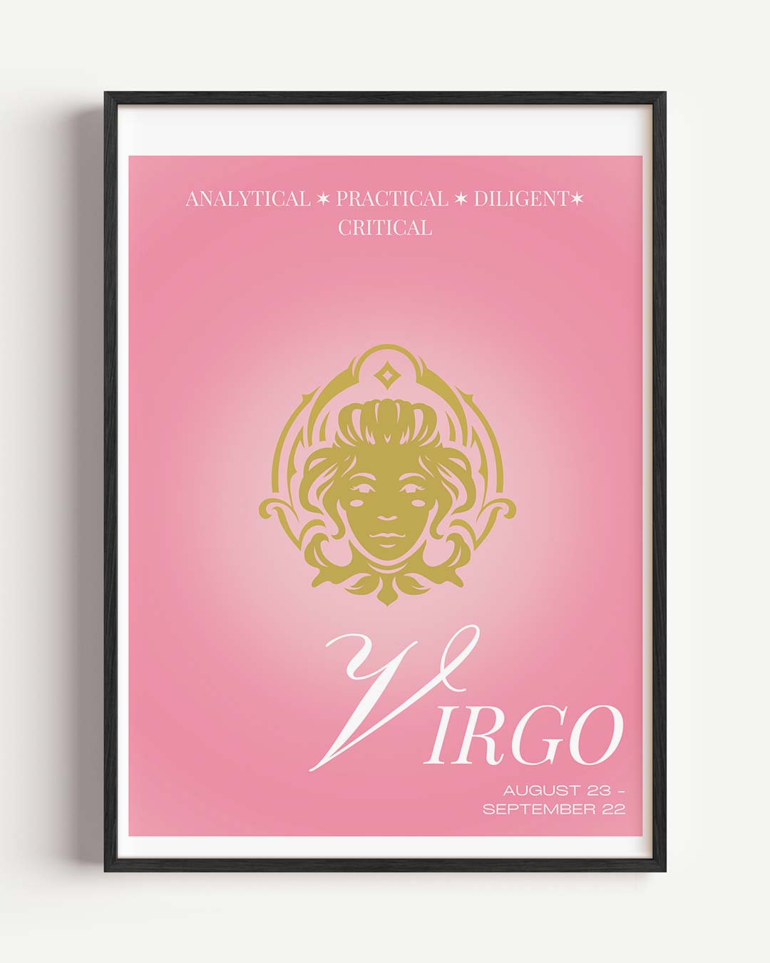Virgo Zodiac Poster
