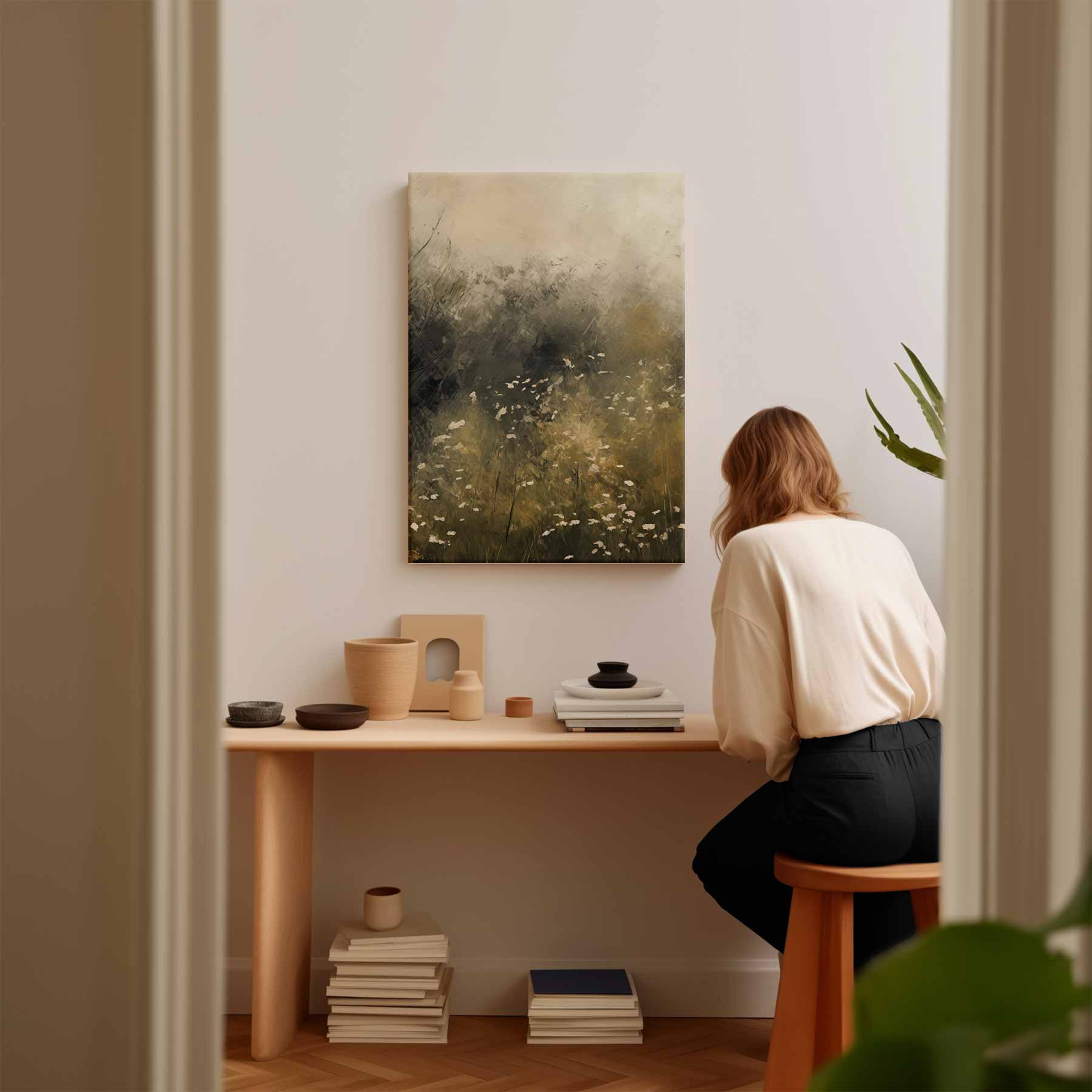 Dromerige Weide Kunstwerk-canvas-dibond-plexiglas-wanddecoratie-WallArtistic