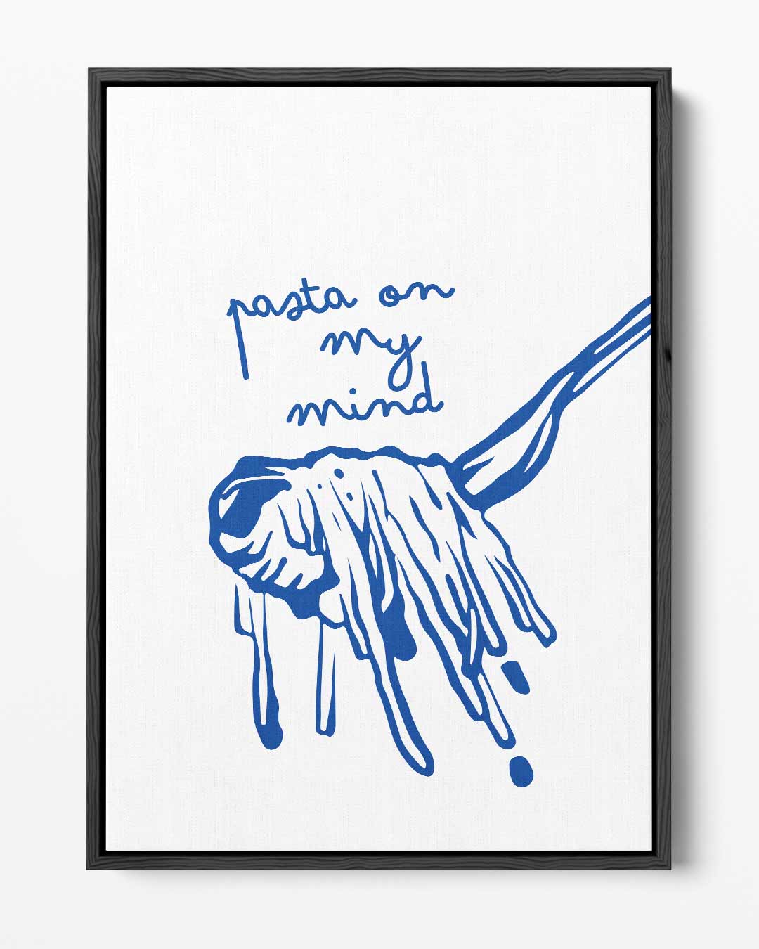 Pasta op mijn Bord Kunstwerk-canvas-dibond-plexiglas-wanddecoratie-WallArtistic