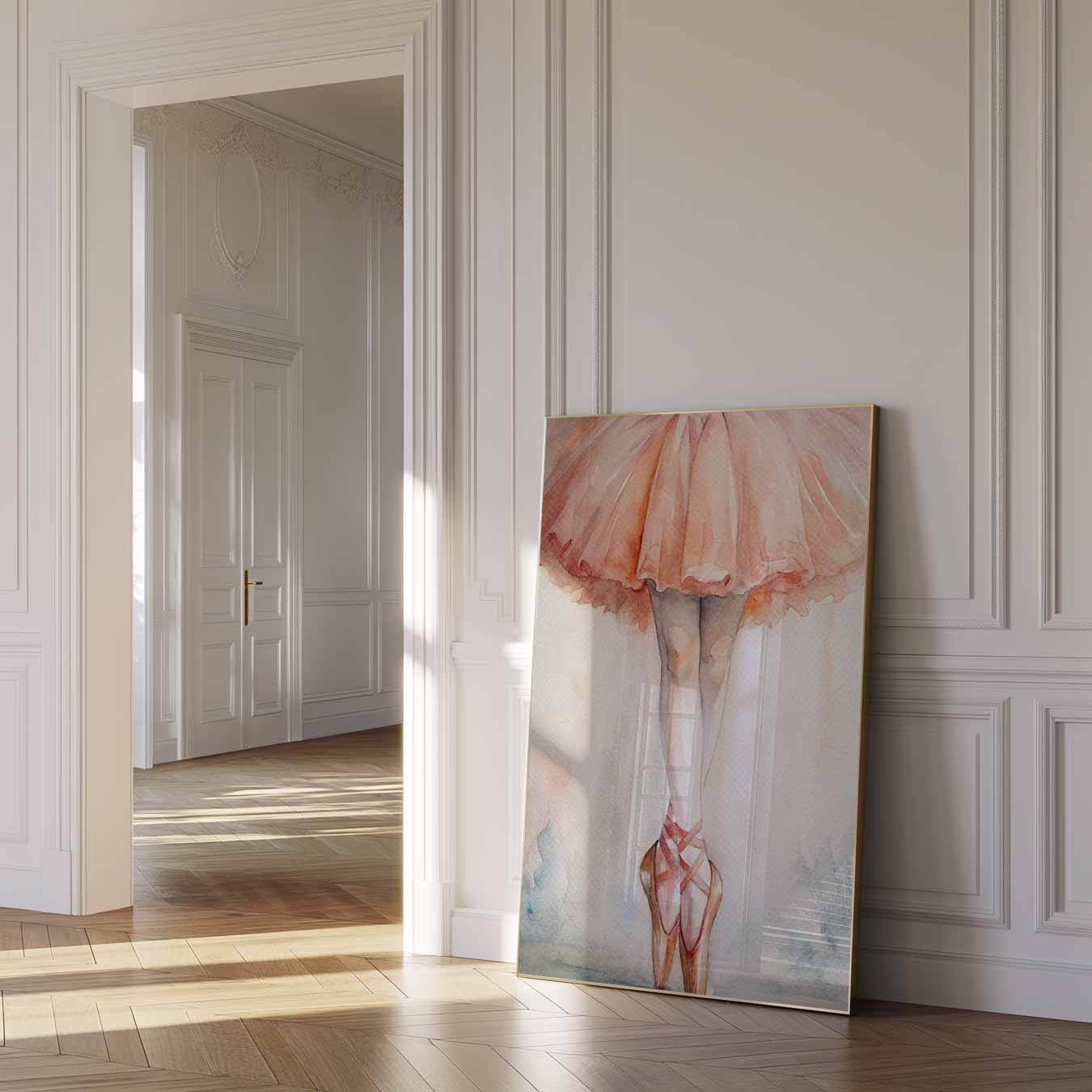 Elegante Ballerina Poster