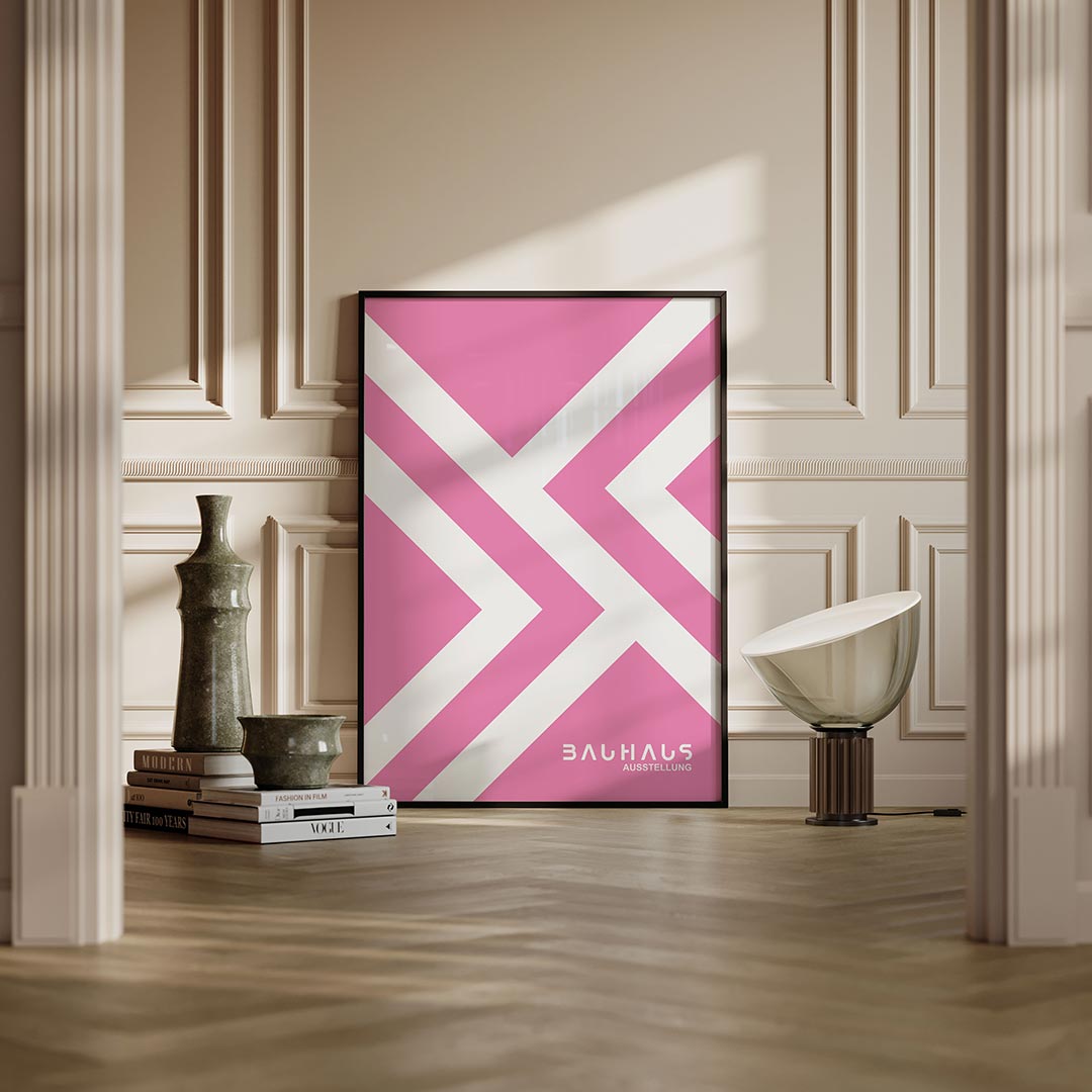 Lijnen en kleurvlakken Poster