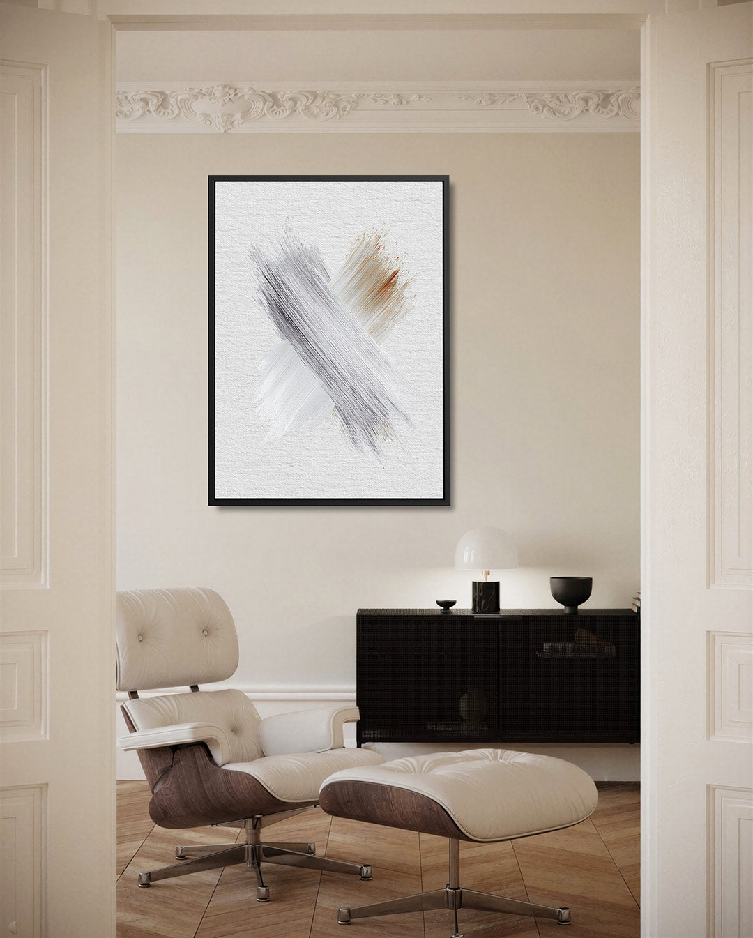 Abstracte Kunstwerk