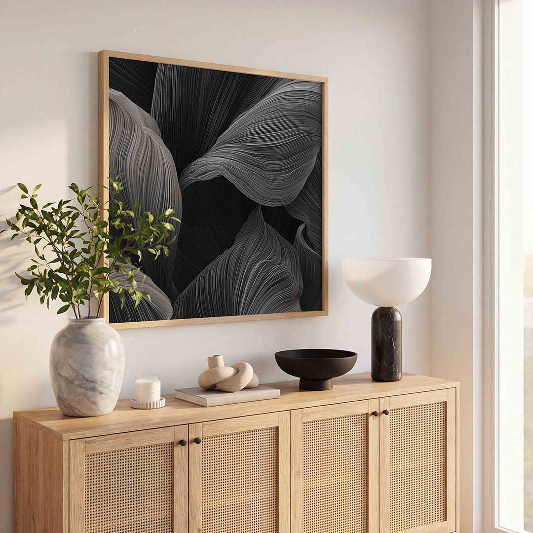 Golvende lijnen Poster