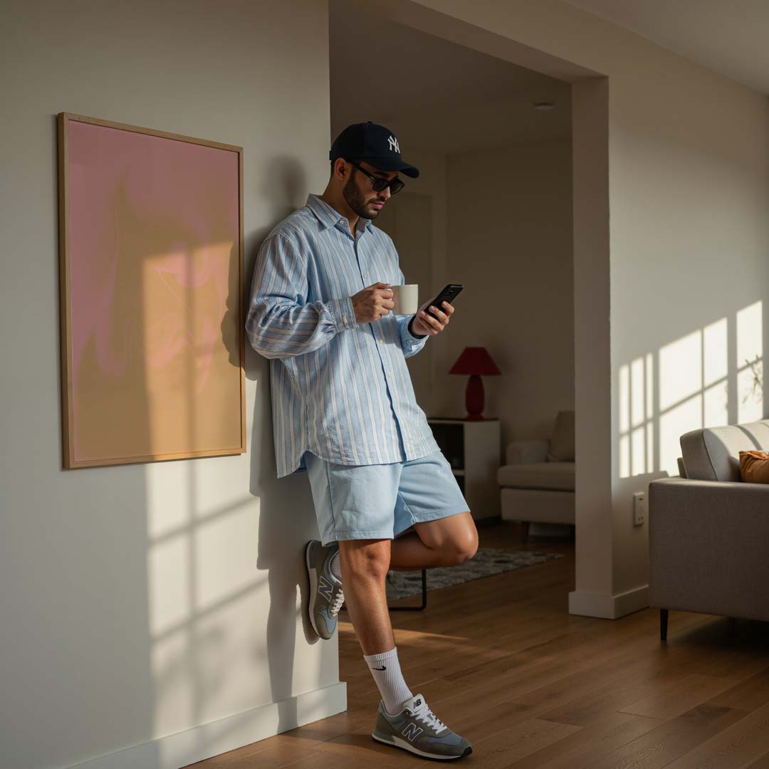 Abstracte Vloeiende Kleuren Poster-WallArtistic