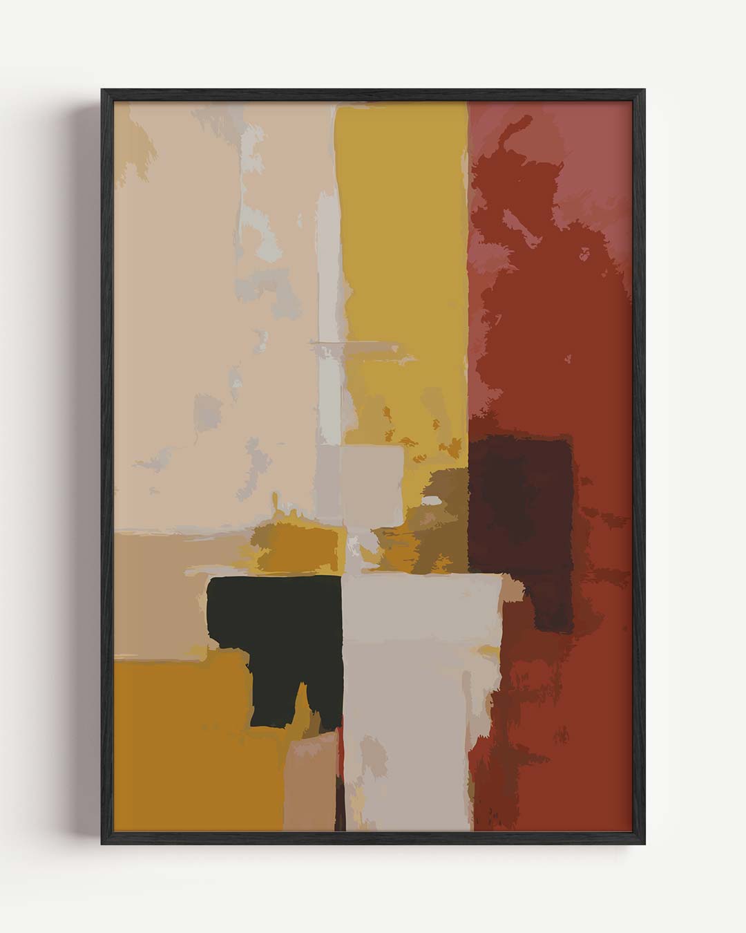 Kleurrijke Abstracte Kunstposter