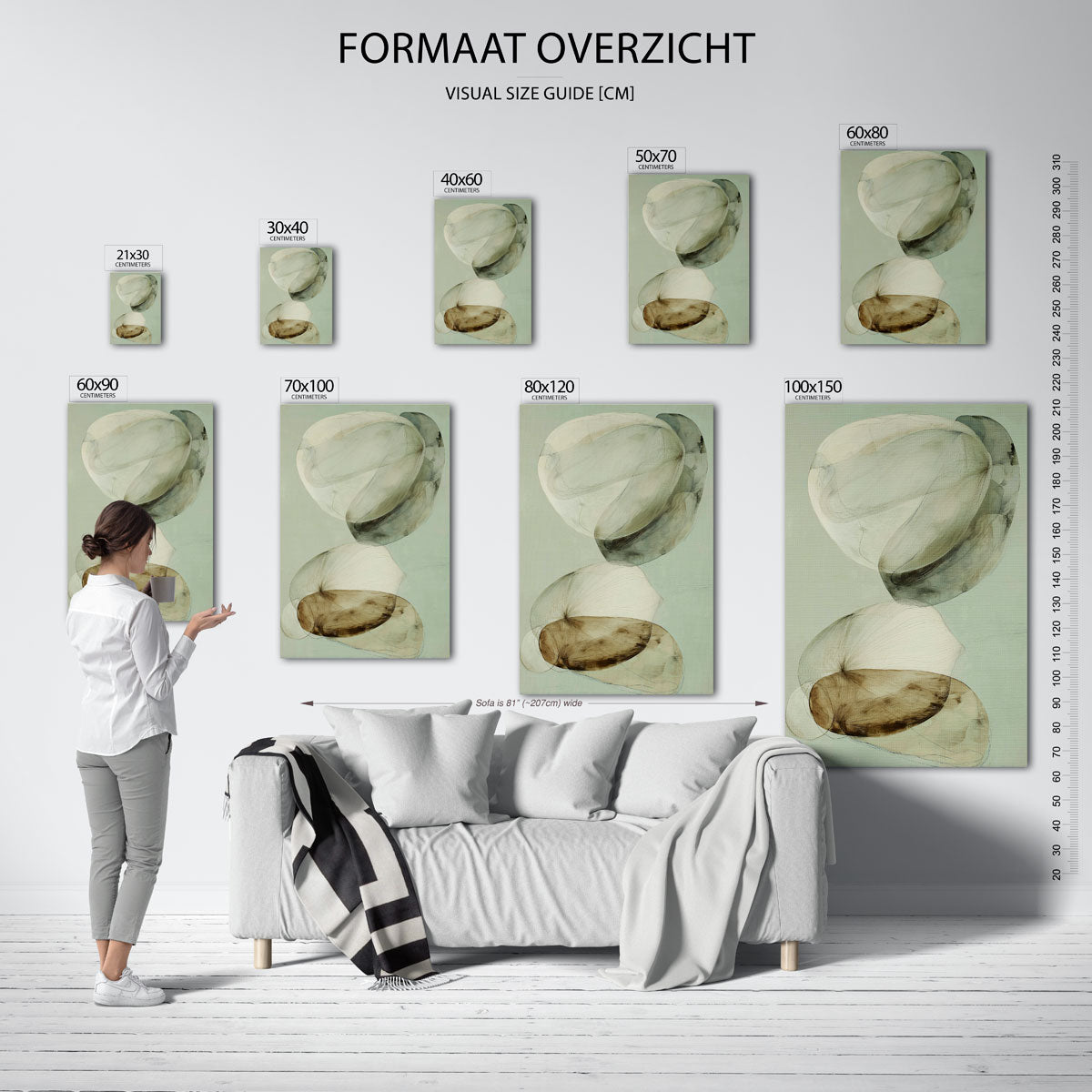 Abstracte vormen Poster