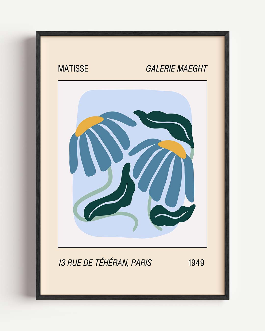 Bloemenpracht in Paris Poster-WallArtistic