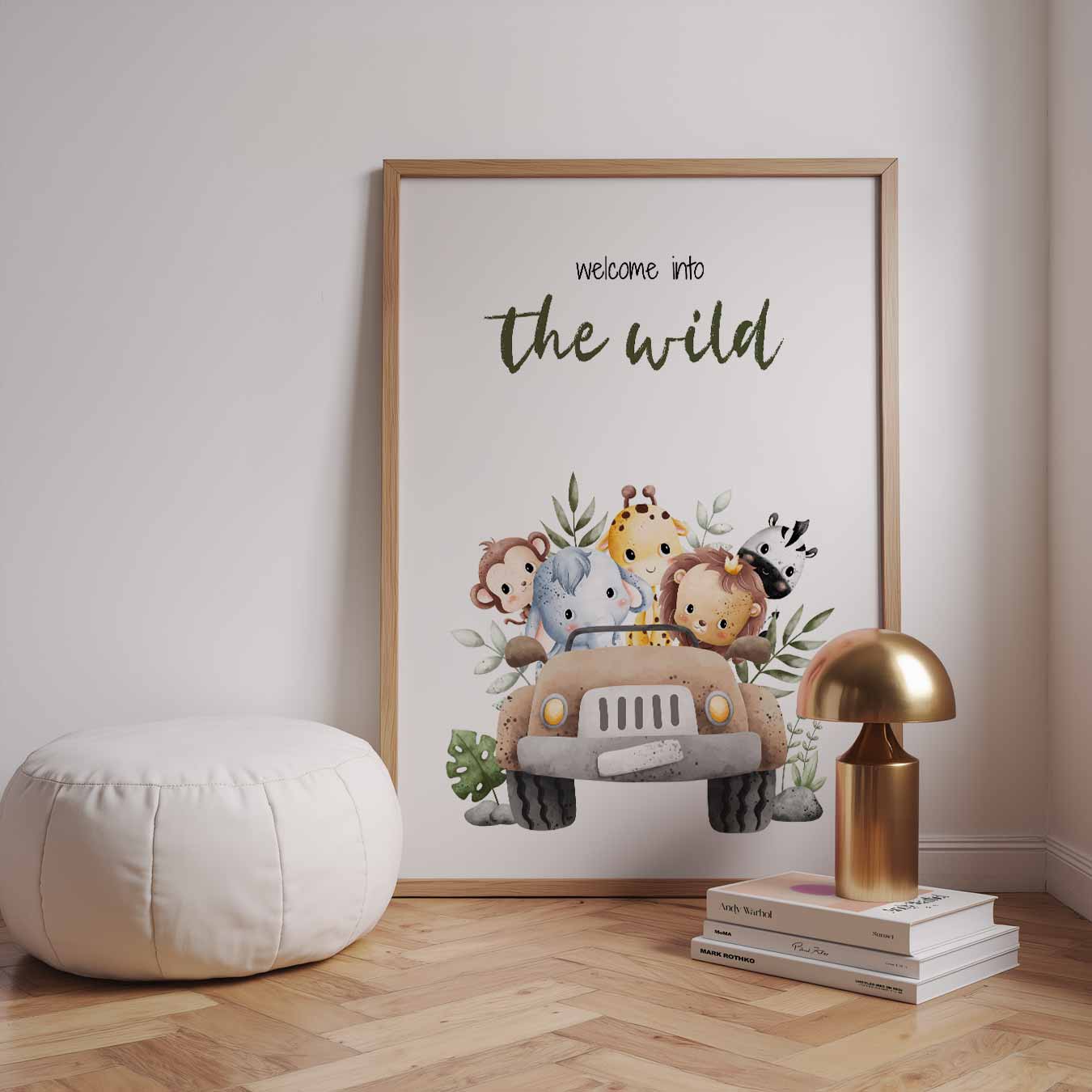 Welkom in de Jungle Kinderkamer Poster-WallArtistic
