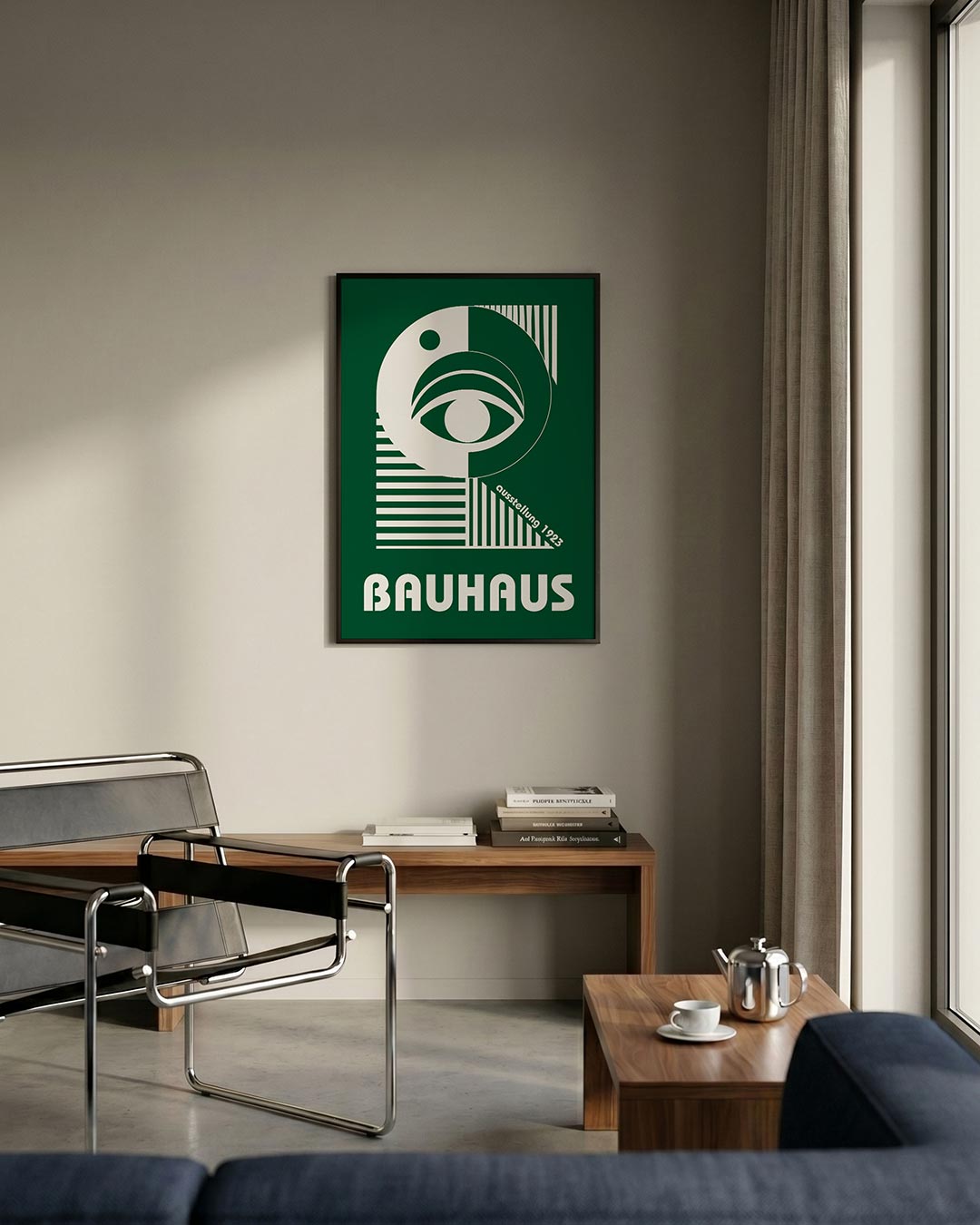 Oog en lijnen Poster