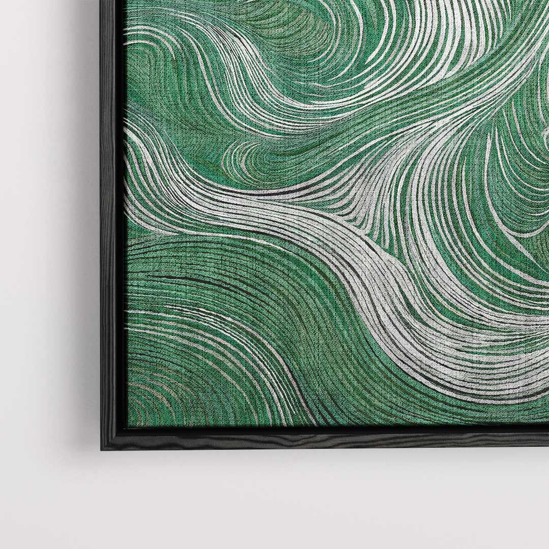 Golf van Emoties Kunstwerk-canvas-dibond-plexiglas-wanddecoratie-WallArtistic