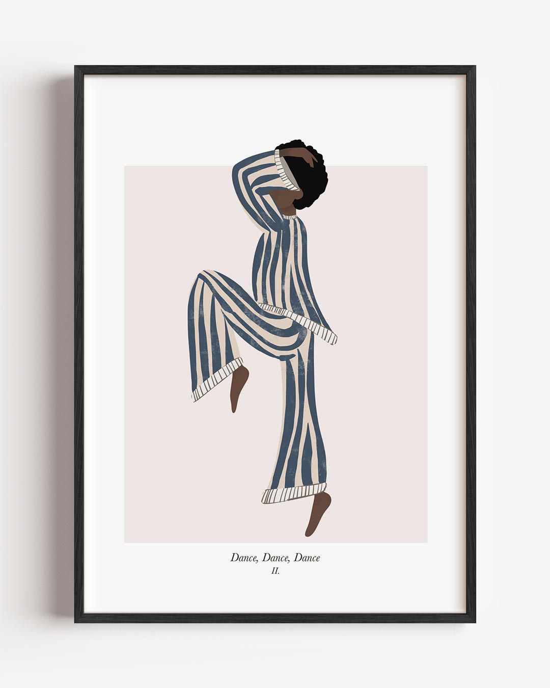 Dansende Strepen Poster-WallArtistic