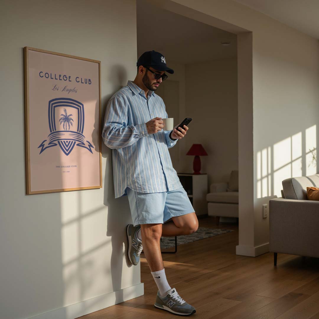 Los Angeles College Club Poster-WallArtistic