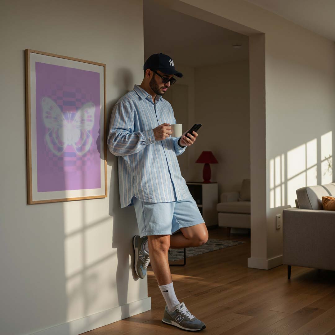 Dromerige Vlinder Poster-WallArtistic