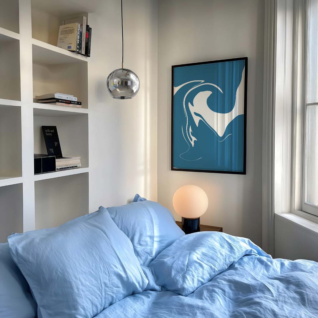 Vloeiende Abstractie Poster-WallArtistic
