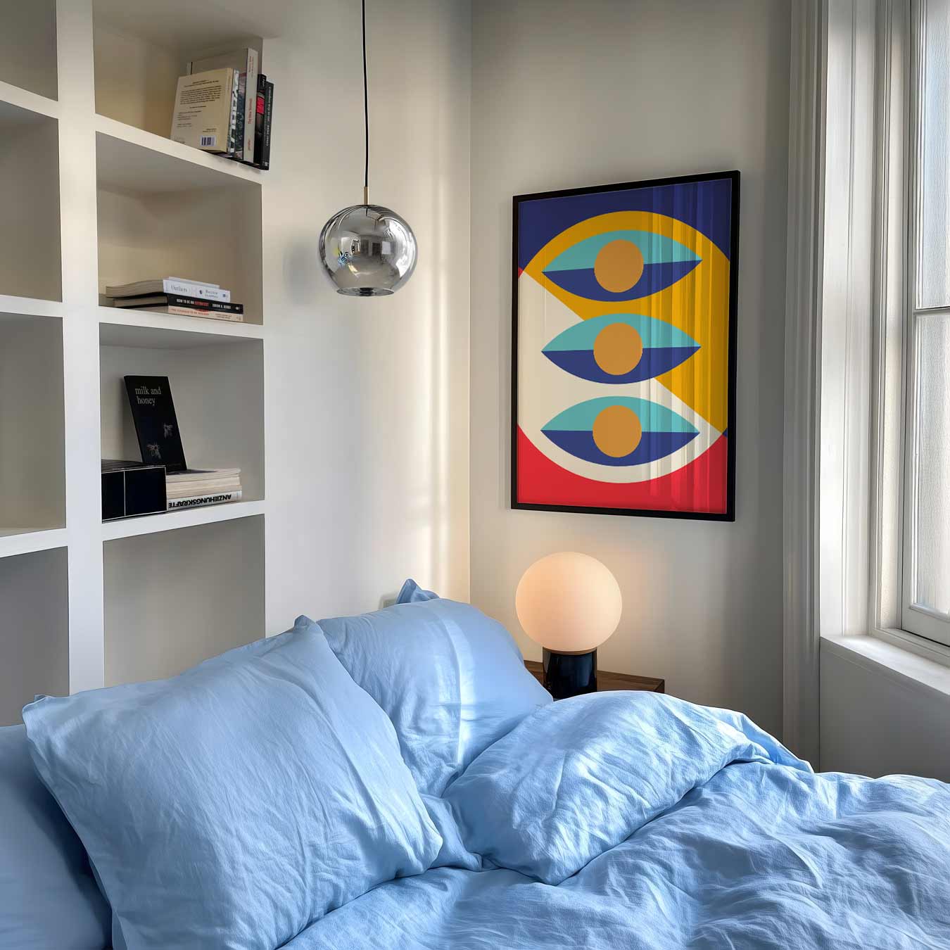 Moderne Abstracte Ogen Poster