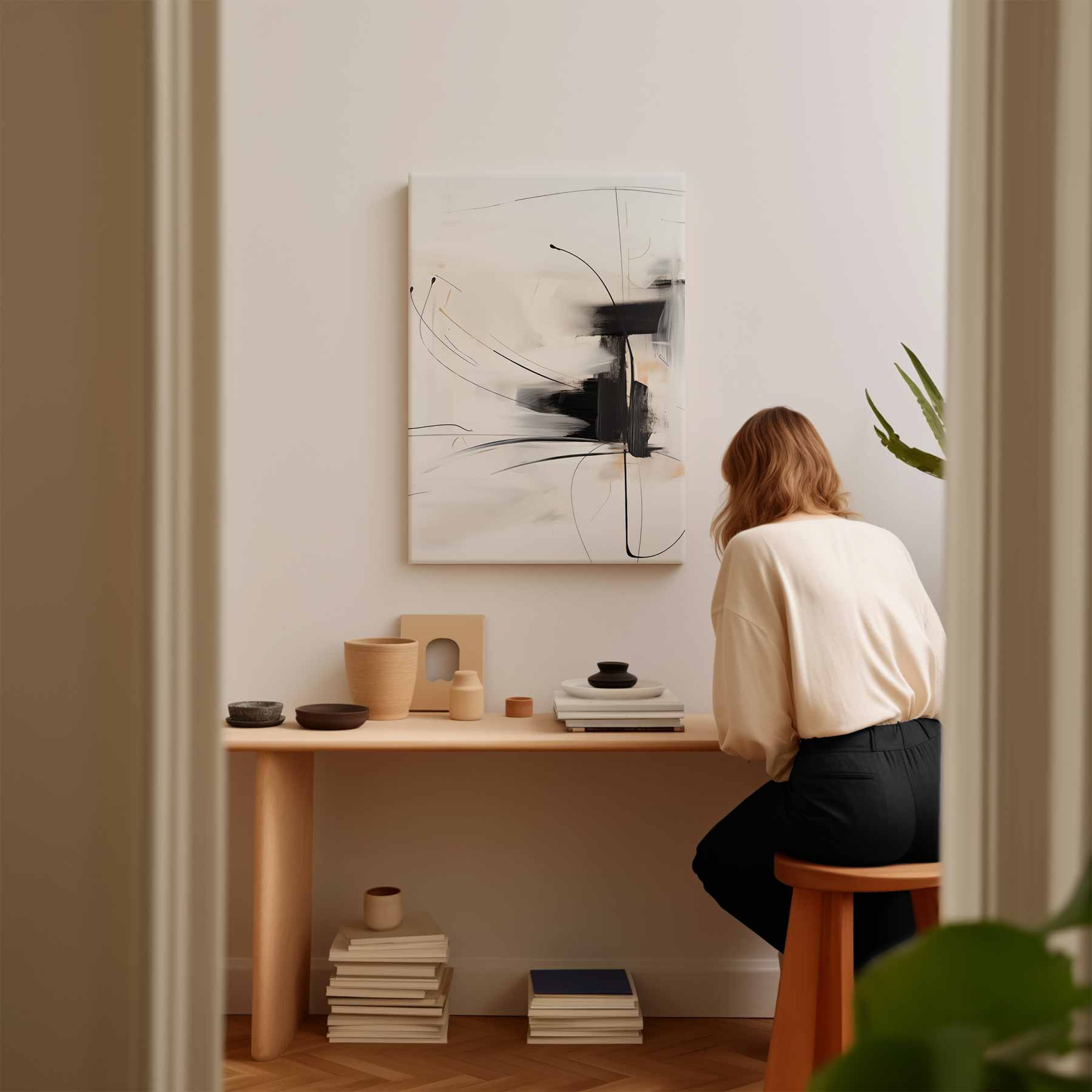 Vleugje Beweging Kunstwerk-canvas-dibond-plexiglas-wanddecoratie-WallArtistic