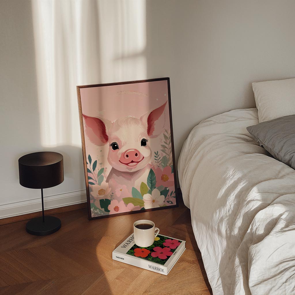 Vrolijke Varkentjes Poster