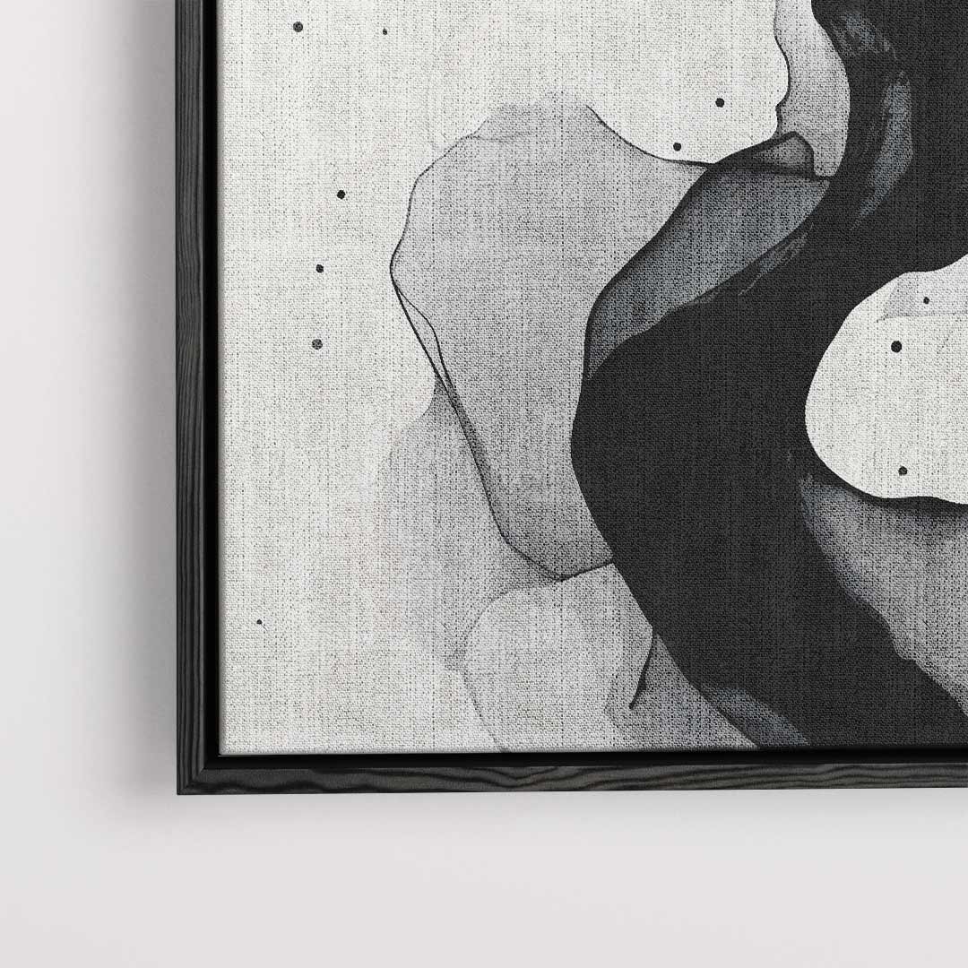 Golvend Grijs Kunstwerk-canvas-dibond-plexiglas-wanddecoratie-WallArtistic