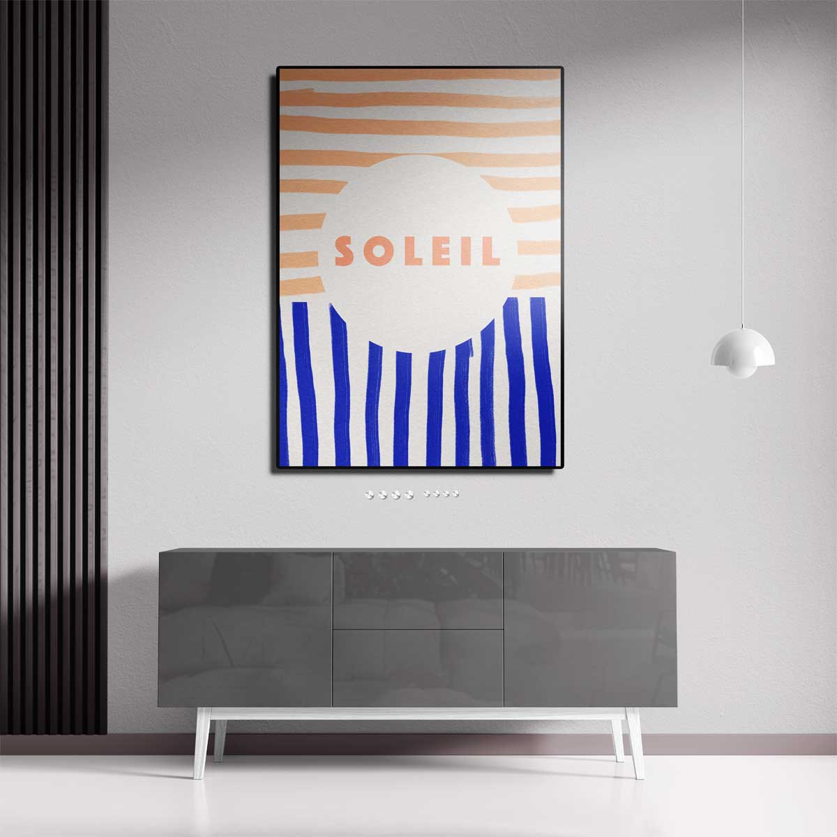 Zomerstrepen Kunstwerk-canvas-dibond-plexiglas-wanddecoratie-WallArtistic