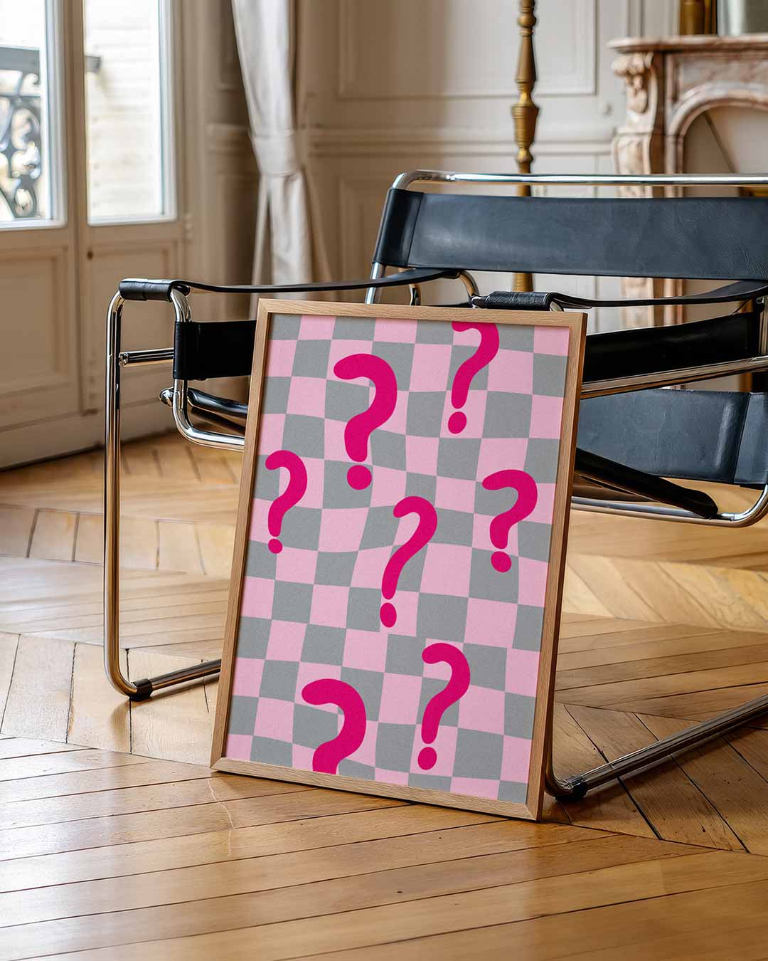 Vrolijke Vraagteken Poster