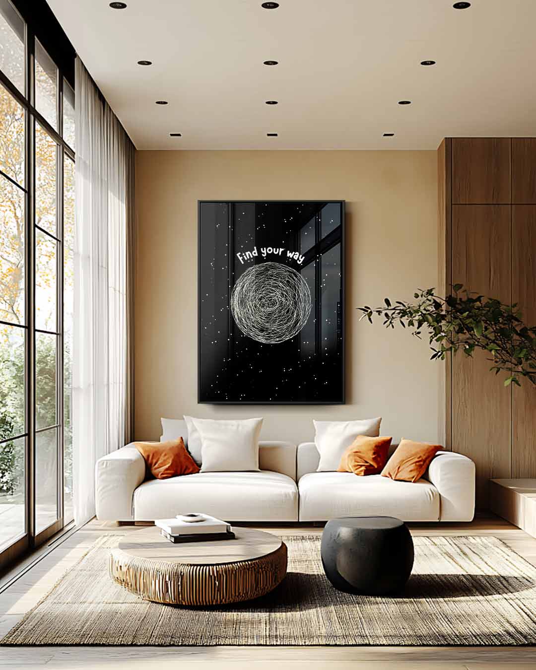 Abstract kunstwerk Kunstwerk-canvas-dibond-plexiglas-wanddecoratie-WallArtistic