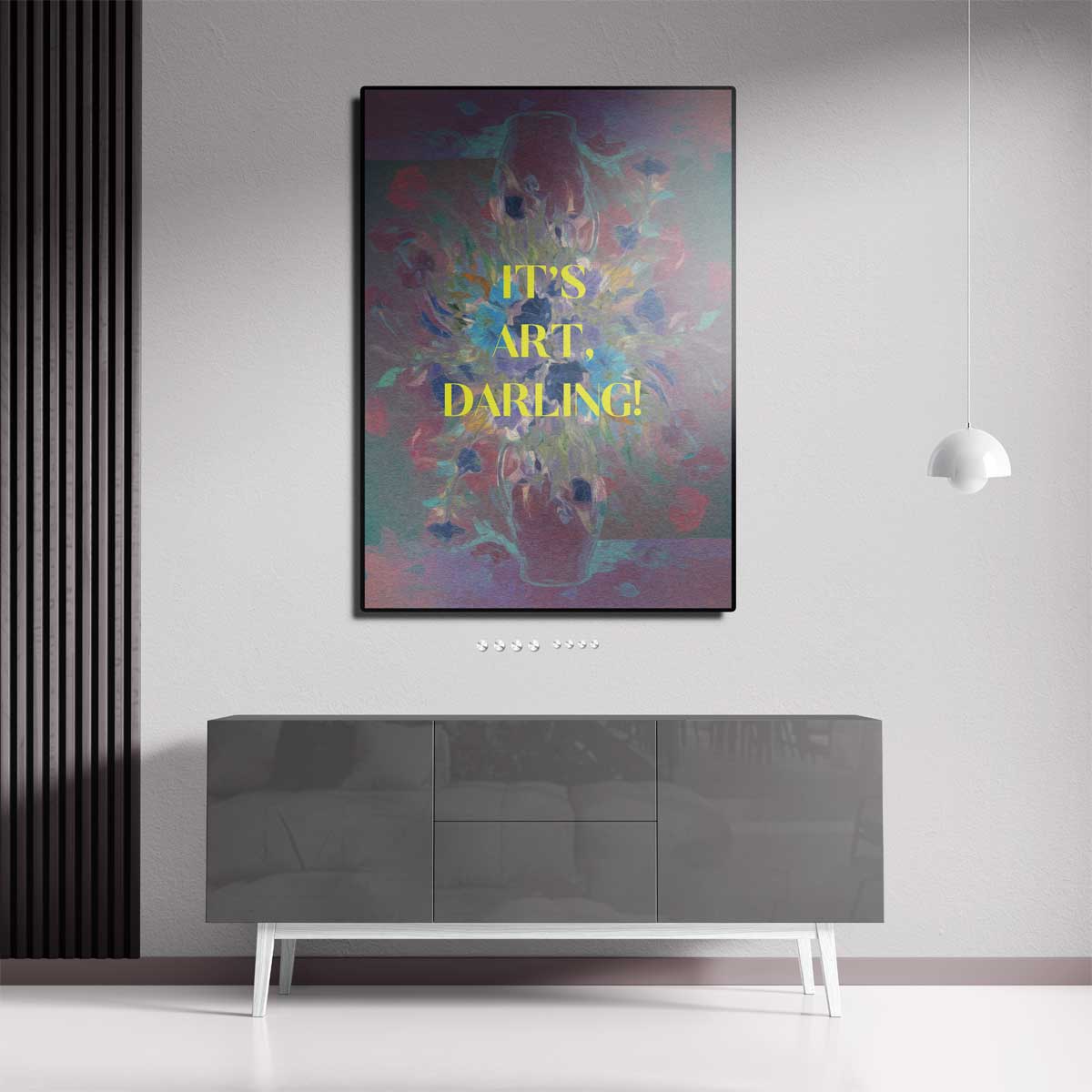 Kleurrijke Bloemenexplosie Kunstwerk-canvas-dibond-plexiglas-wanddecoratie-WallArtistic