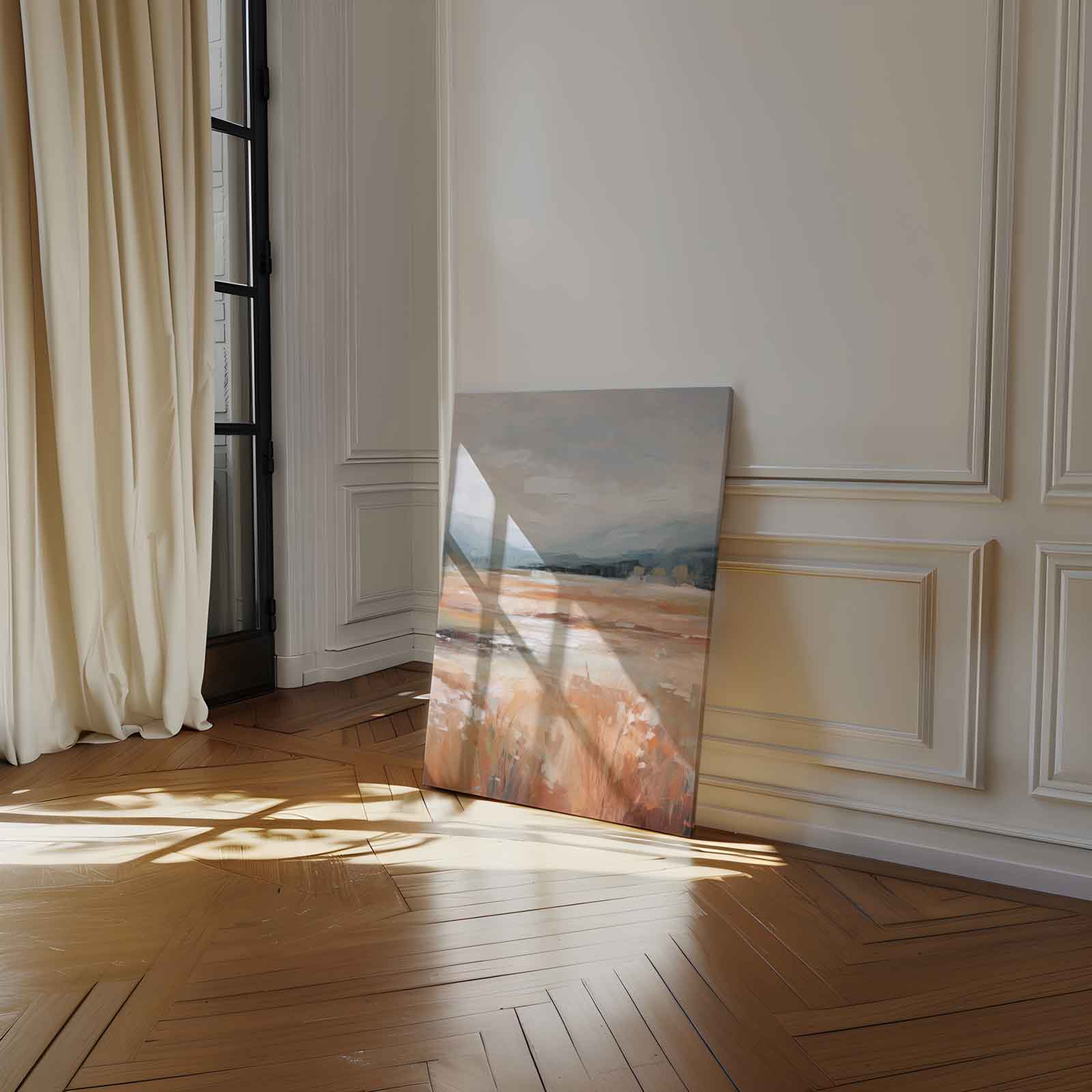 Rustige Herfstlandschap Kunstwerk-canvas-dibond-plexiglas-wanddecoratie-WallArtistic