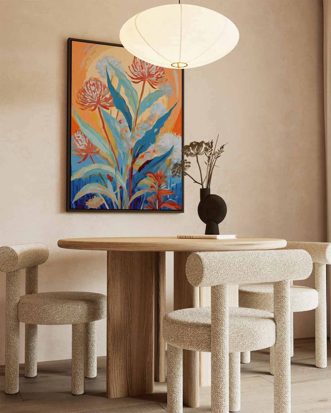 Zonnig Bloemenspektakel Kunstwerk-canvas-dibond-plexiglas-wanddecoratie-WallArtistic