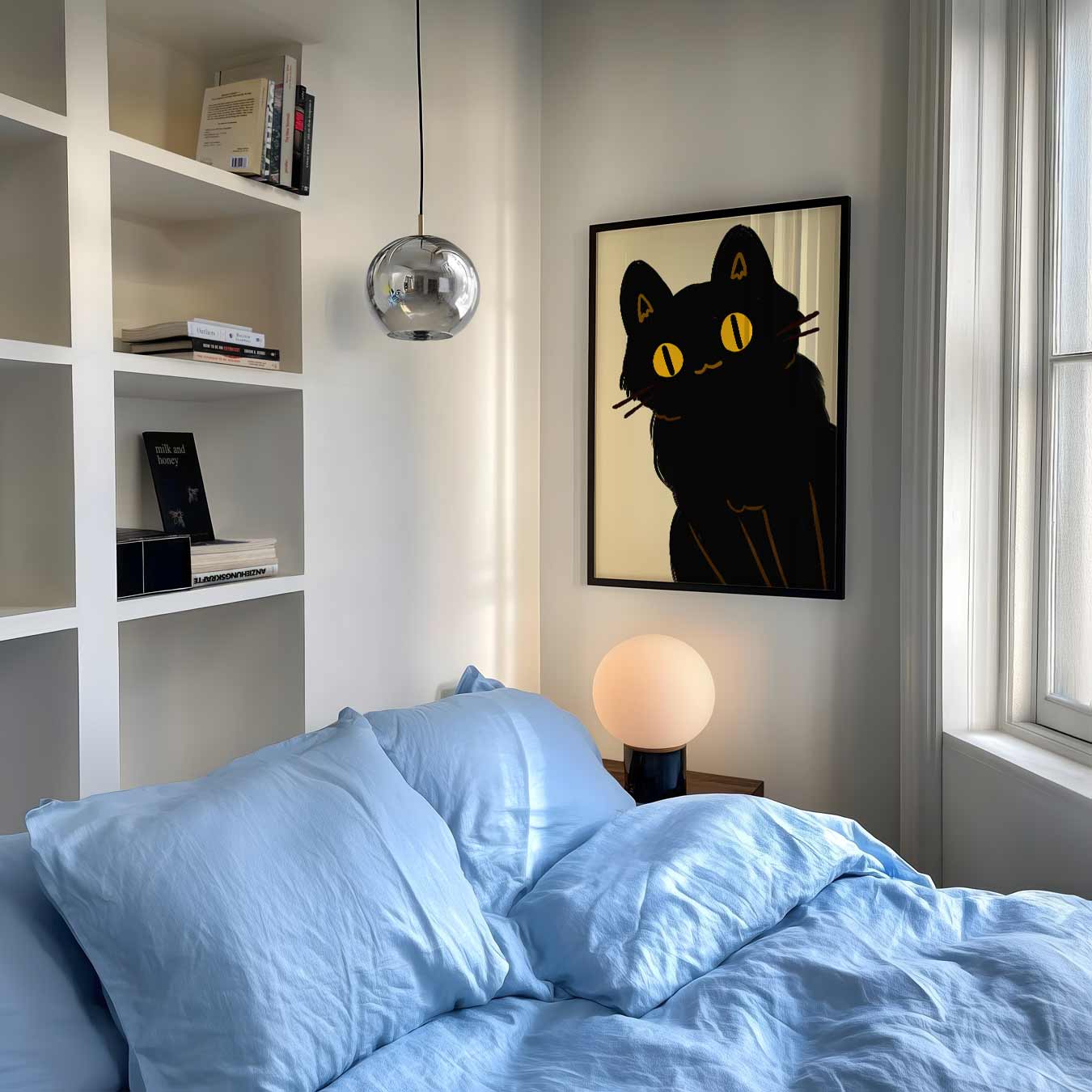 Mystieke Kattenblik Poster-WallArtistic