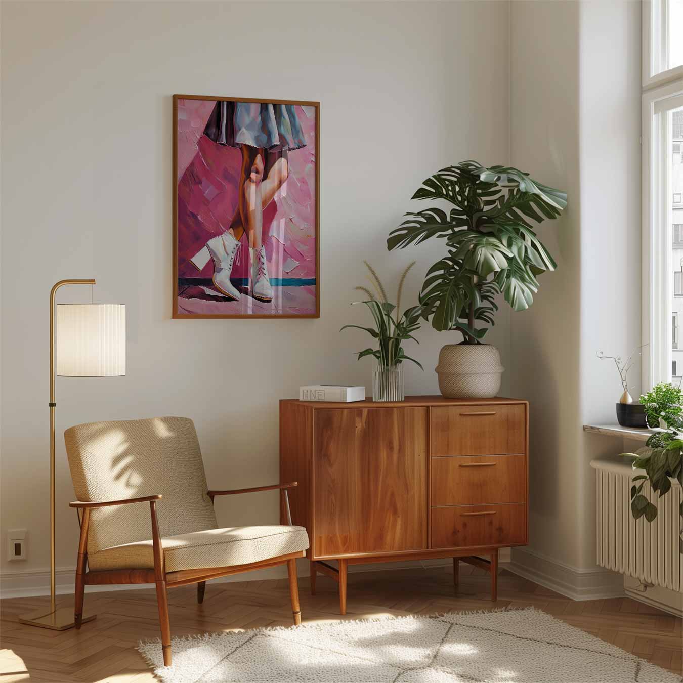 Stijlvolle Mode-Illustratie Poster