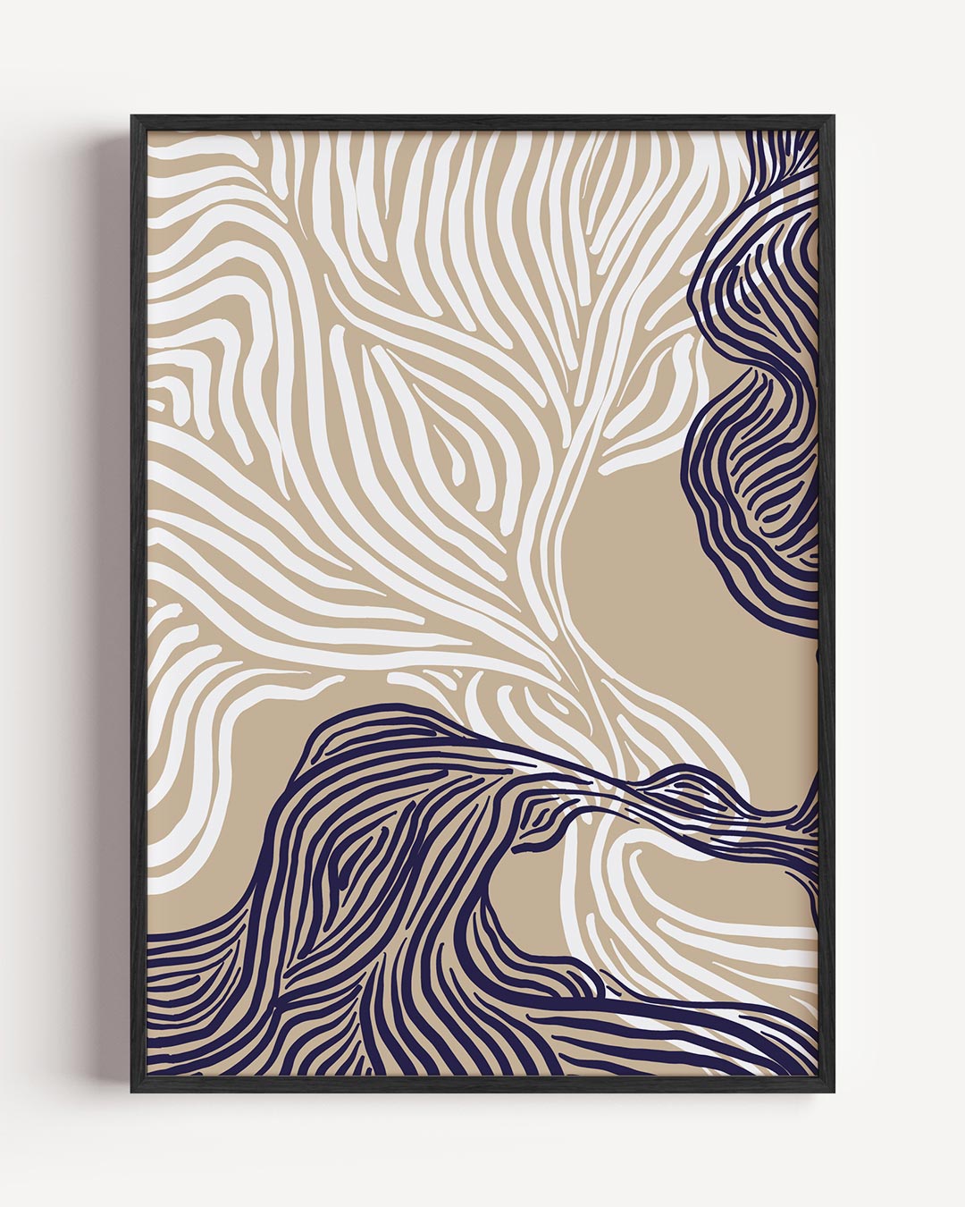 Dromerige Abstracte Zebra Poster-WallArtistic