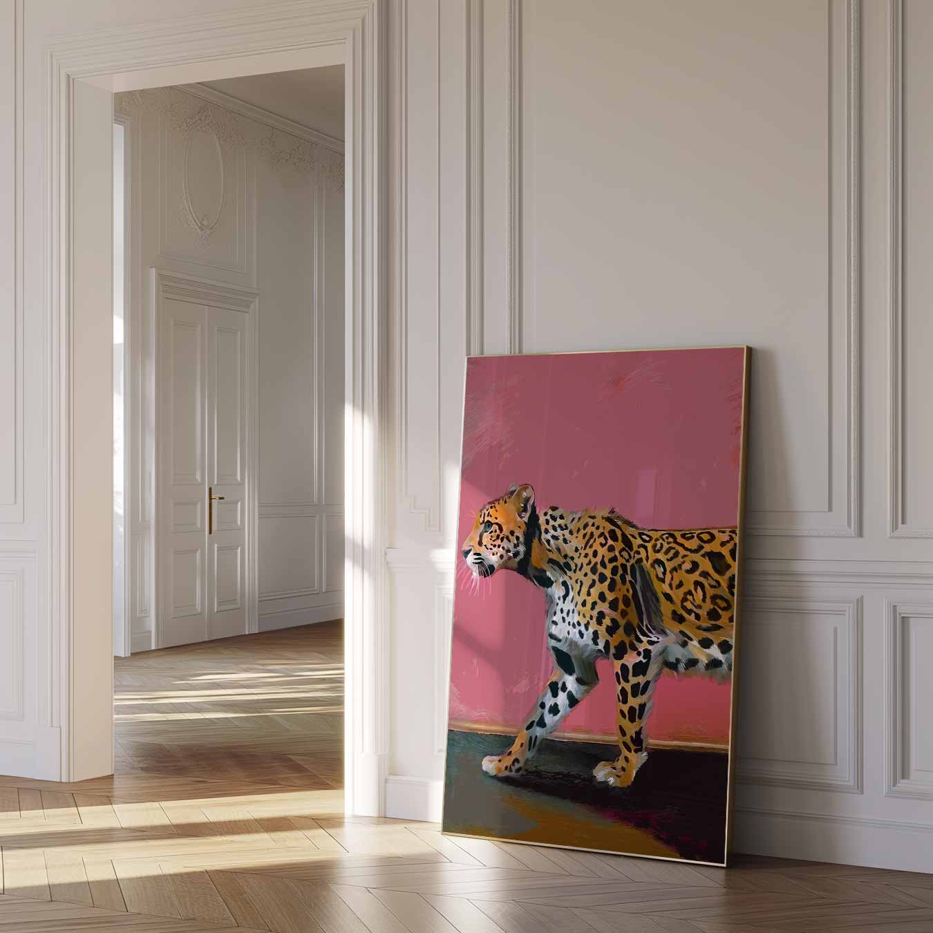 Stijlvolle Luipaard Wandposter
