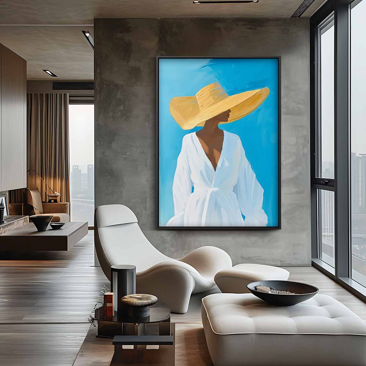 Zomer Elegantie Kunstwerk-canvas-dibond-plexiglas-wanddecoratie-WallArtistic